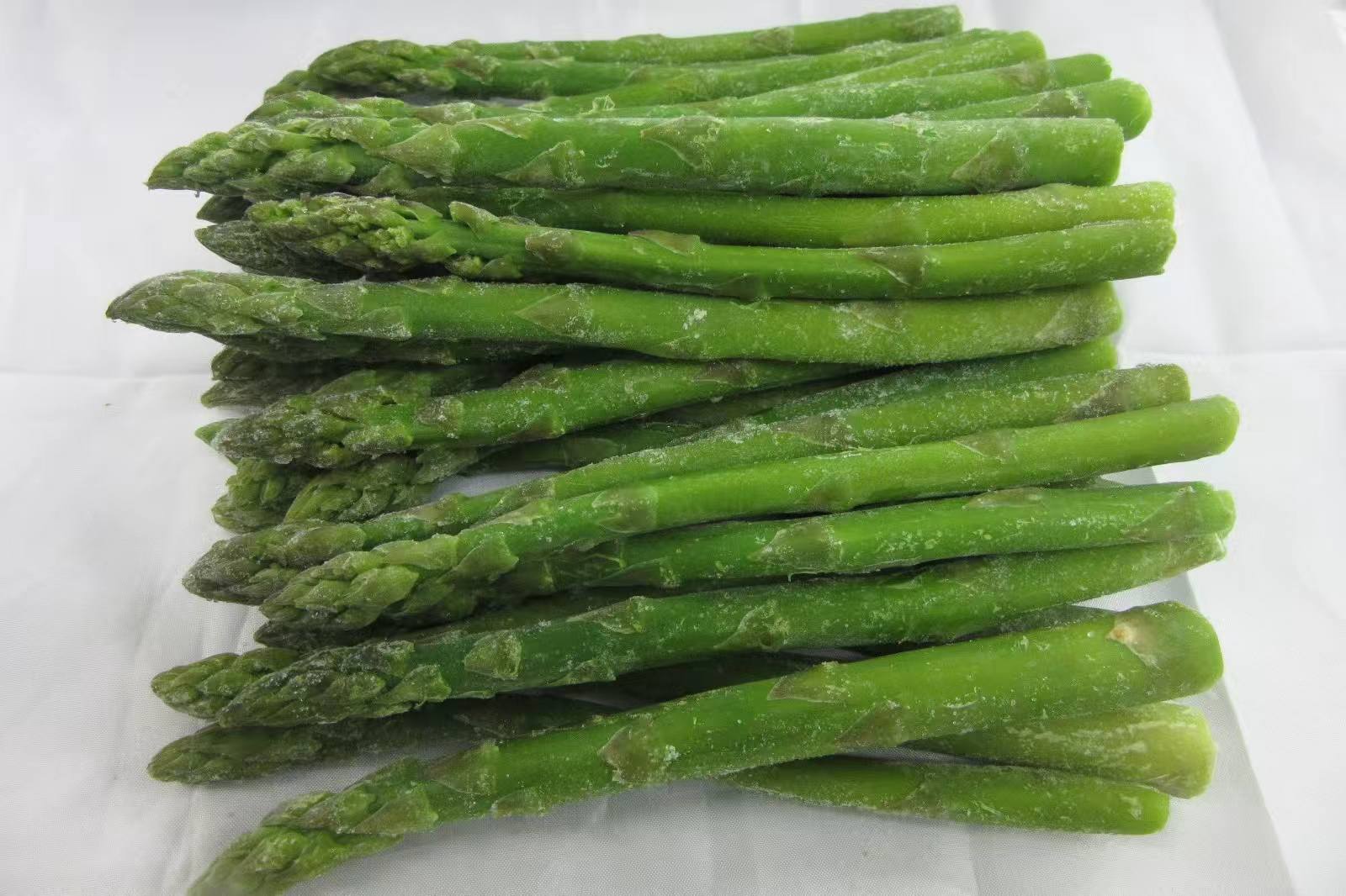 Frozen green asparagus