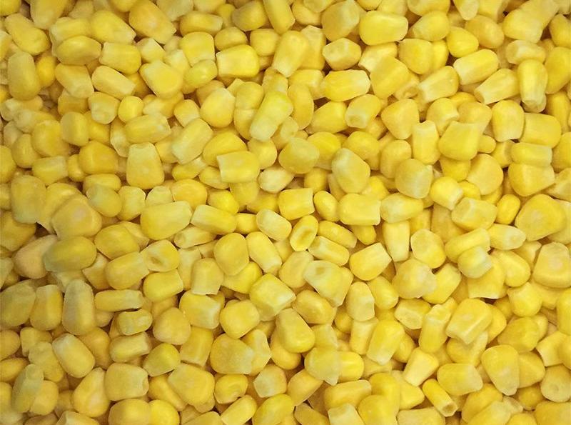 Frozen sweet corn